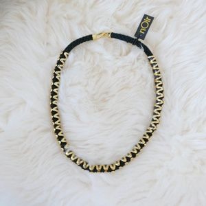 nOir Jewelry Black + Gold Necklace